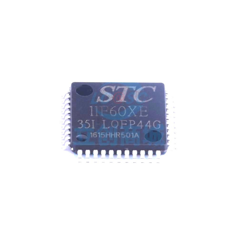 1 Pcs Microcontroller (MCU/MPU/SOC) STC11F60XE-35I-LQFP44 LQFP-44_10x10x08P STC11F60XE-35I-LQFP44