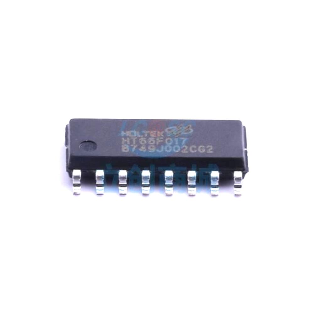 1 Pcs Microcontroller (MCU/MPU/SOC) HT66F017 SOP-16_150mil HT66F017