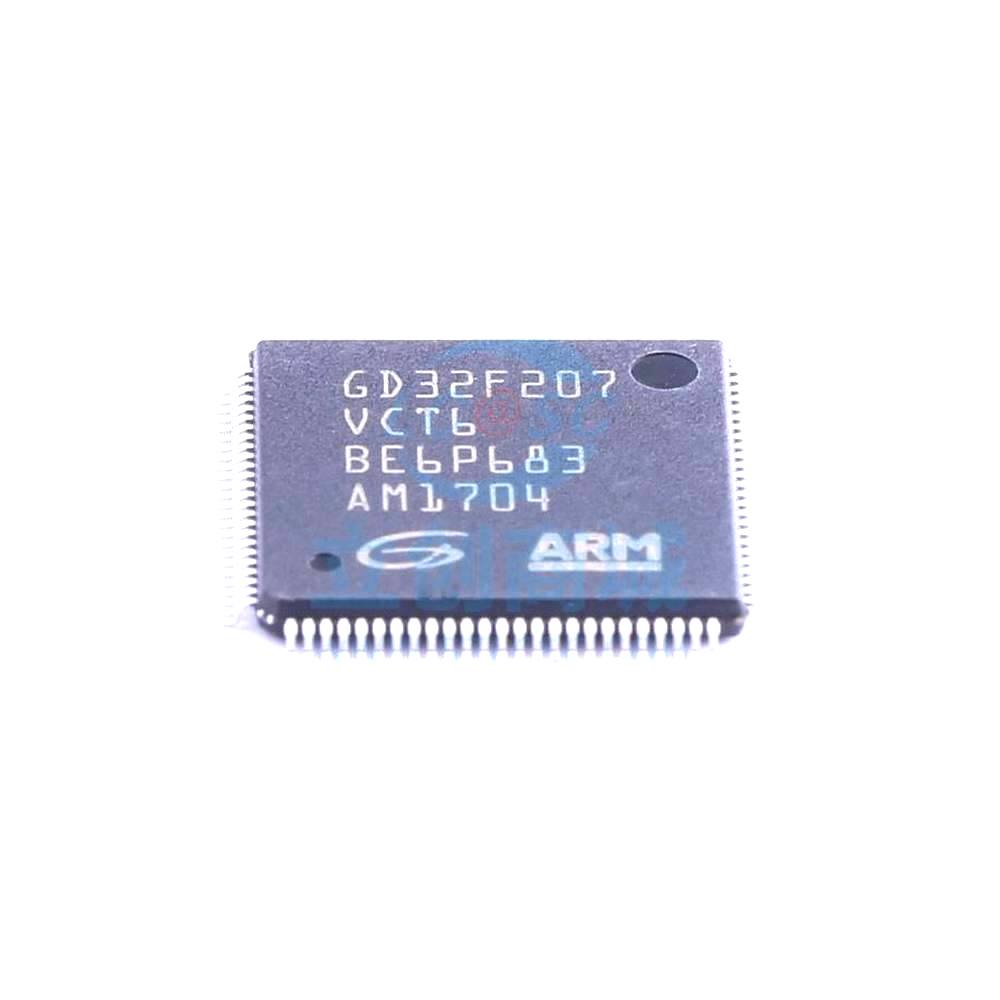 1 Pcs Microcontroller (MCU/MPU/SOC) GD32F207VCT6 LQFP-100_14x14x05P GD32F207VCT6