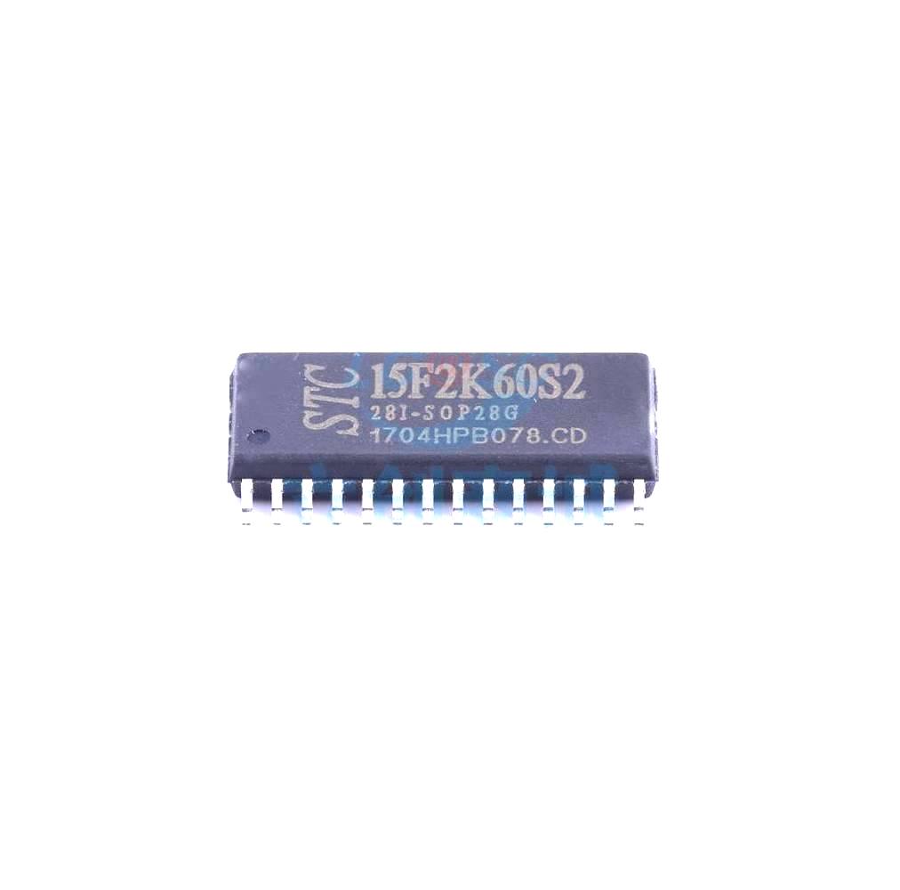 1 Pcs Microcontroller (MCU/MPU/SOC) STC15F2K60S2-28I-SOP28 SOP-28 STC15F2K60S2-28I-SOP28
