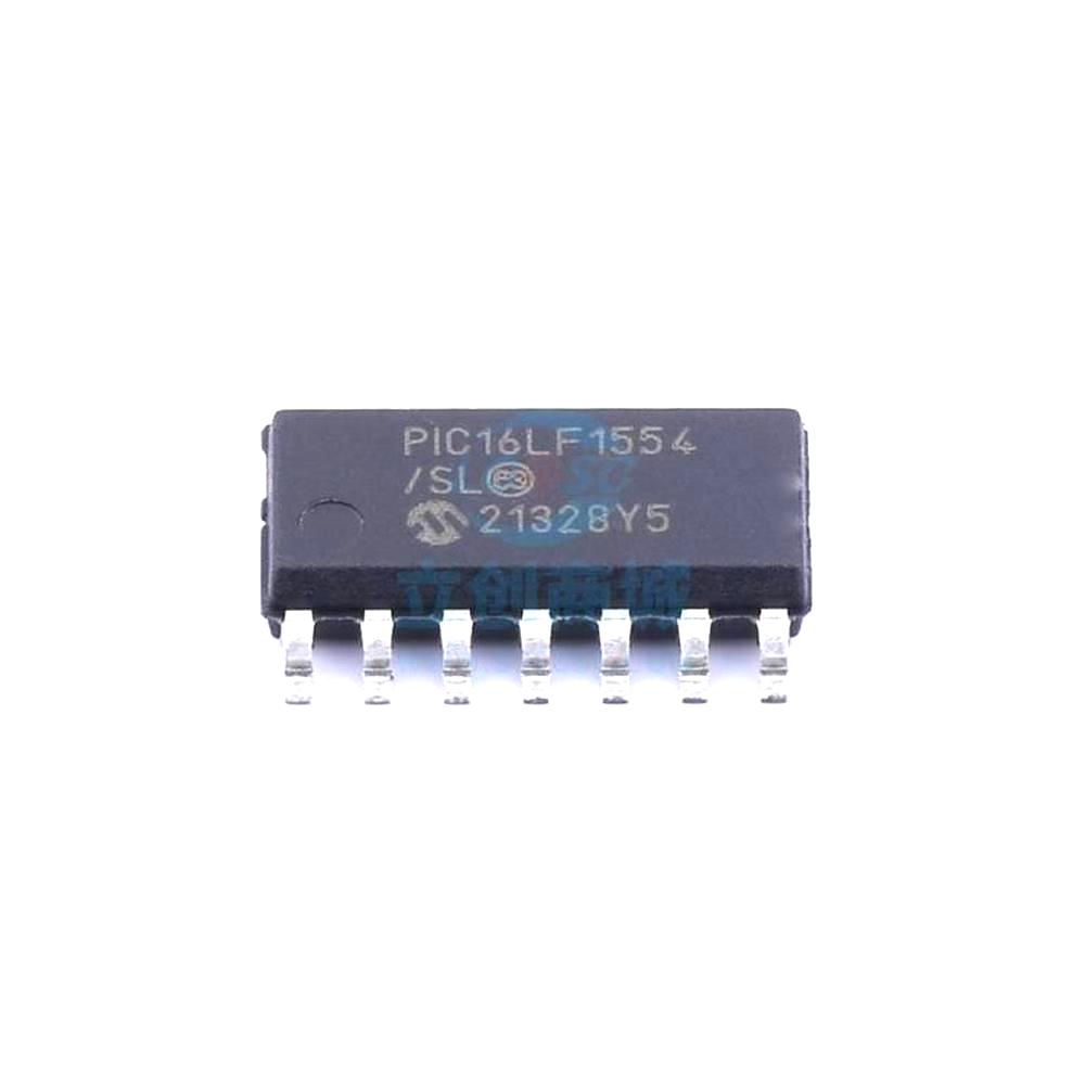 1 Pcs Microcontroller (MCU/MPU/SOC) PIC16LF1554-I/SL SOIC-14 PIC16LF1554-I/SL