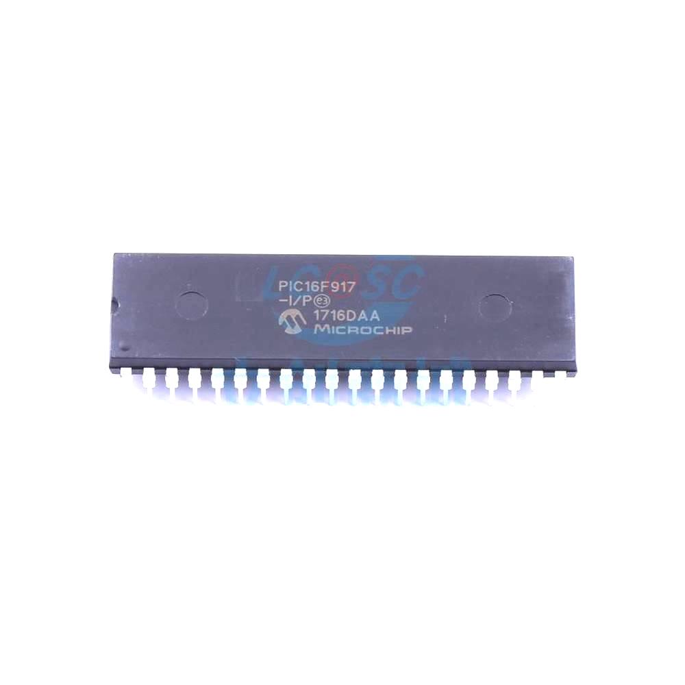 1 Pcs PIC16F917-I/P DIP-40 8-Bit 20MHz 14KB (8K x 14) PIC16F917-I/P