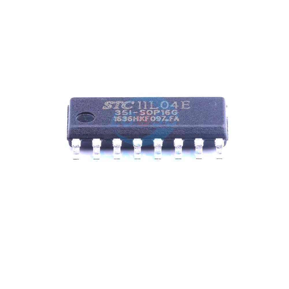 1 Pcs Microcontroller (MCU/MPU/SOC) STC11L04E-35I-SOP16 SOIC-16_150mil STC11L04E-35I-SOP16