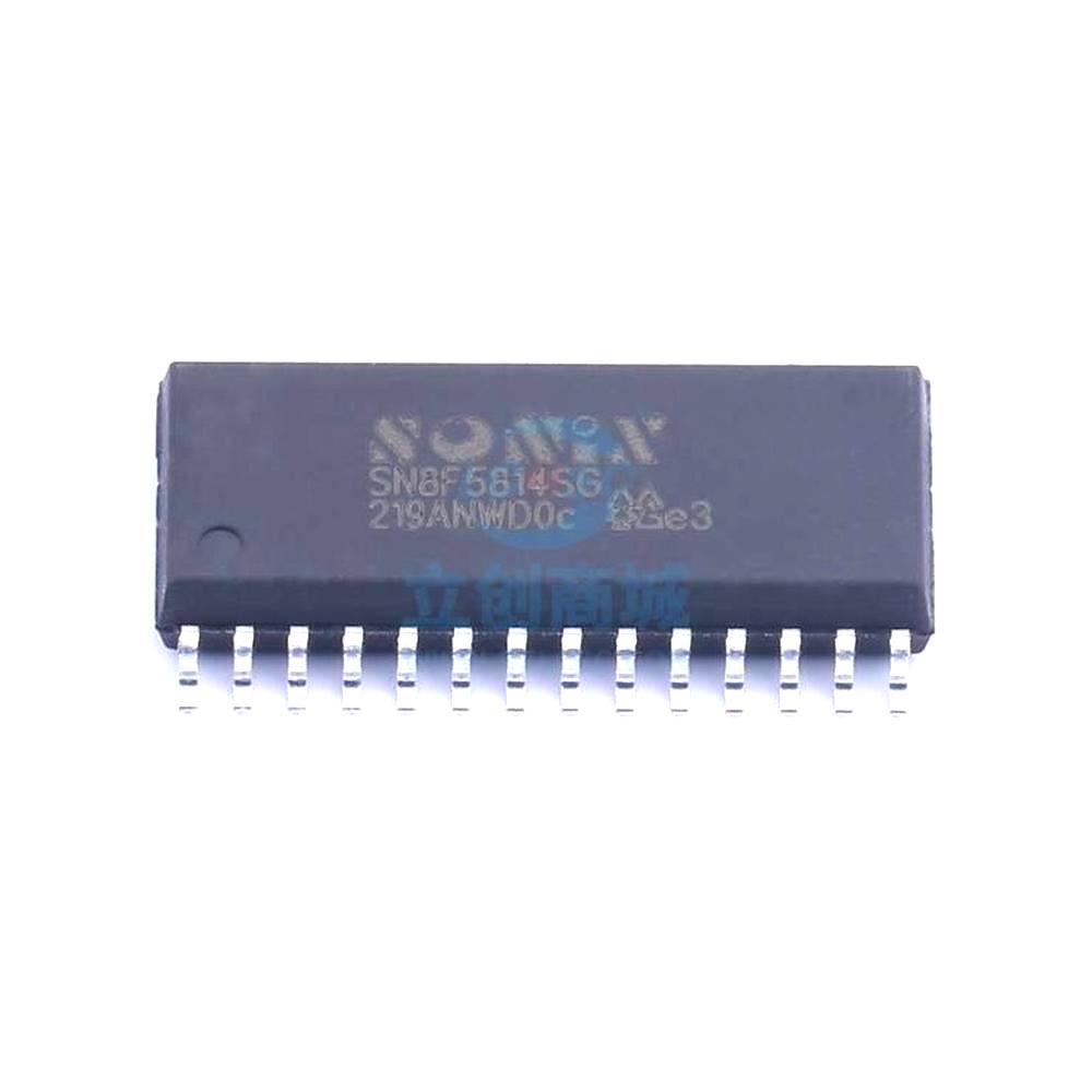 1 Pcs Microcontroller (MCU/MPU/SOC) SN8F5814SG SOP-28 SN8F5814SG