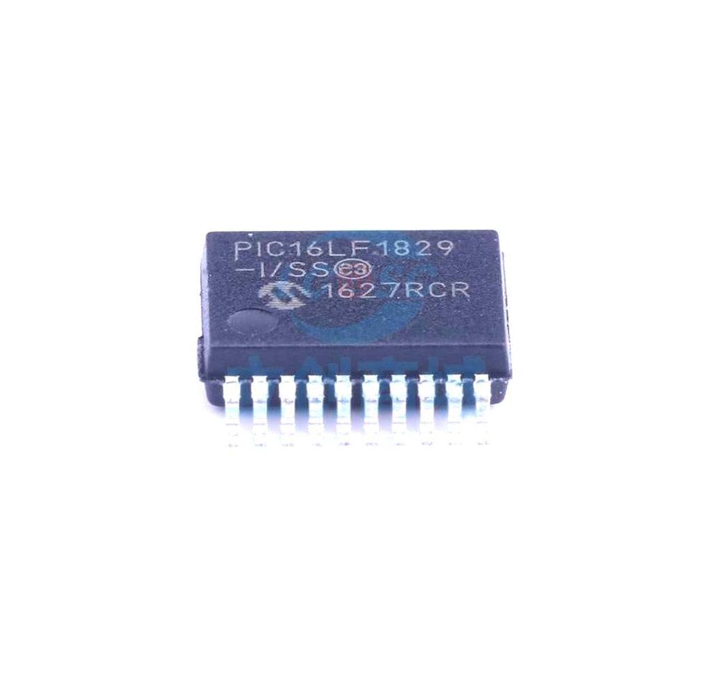 1 Pcs PIC16LF1829-I/SS SSOP-20_208mil 8-Bit 32MHz 14KB (8K x 14) PIC16LF1829-I/SS