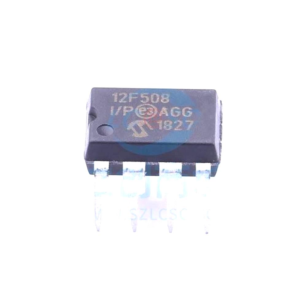 1 Pcs PIC12F508-I/P DIP-8 8-Bit 4MHz 768Bytes (512 x 12) PIC12F508-I/P