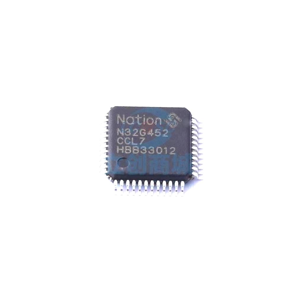 1 Pcs Microcontroller (MCU/MPU/SOC) N32G452CCL7 LQFP-48(7x7) N32G452CCL7