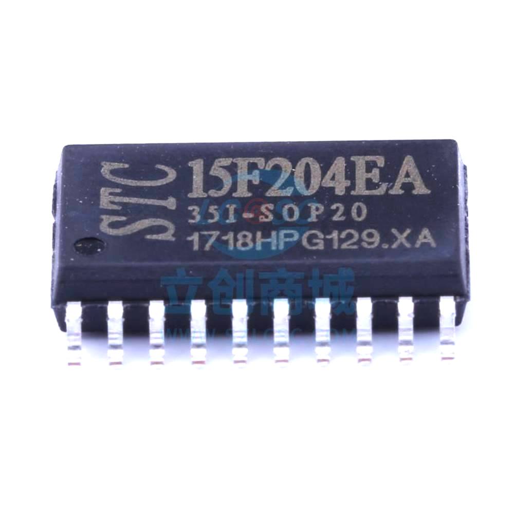 1 Pcs Microcontroller (MCU/MPU/SOC) STC15F204EA-35I SOIC-20_300mil STC15F204EA-35I