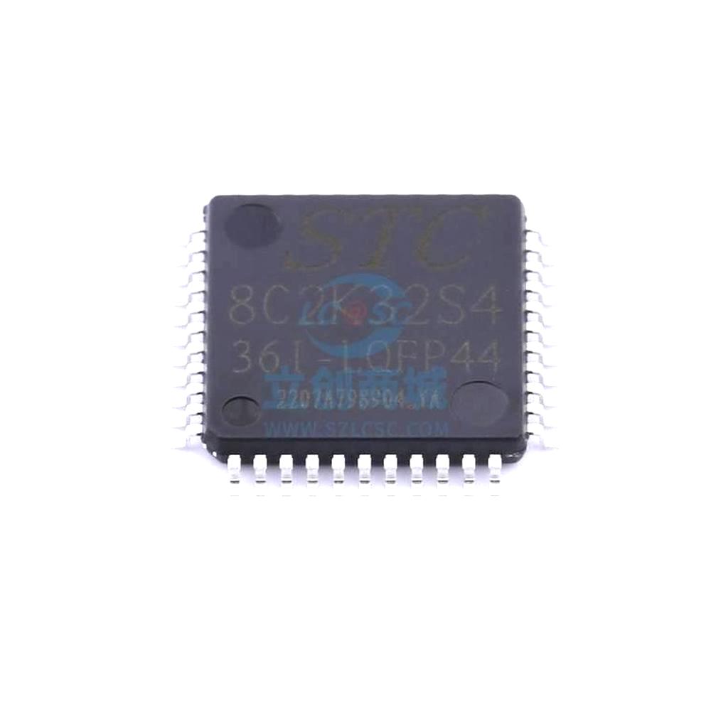 1 Pcs Microcontroller (MCU/MPU/SOC) STC8C2K32S4-36I-LQFP44 LQFP-44 STC8C2K32S4-36I-LQFP44