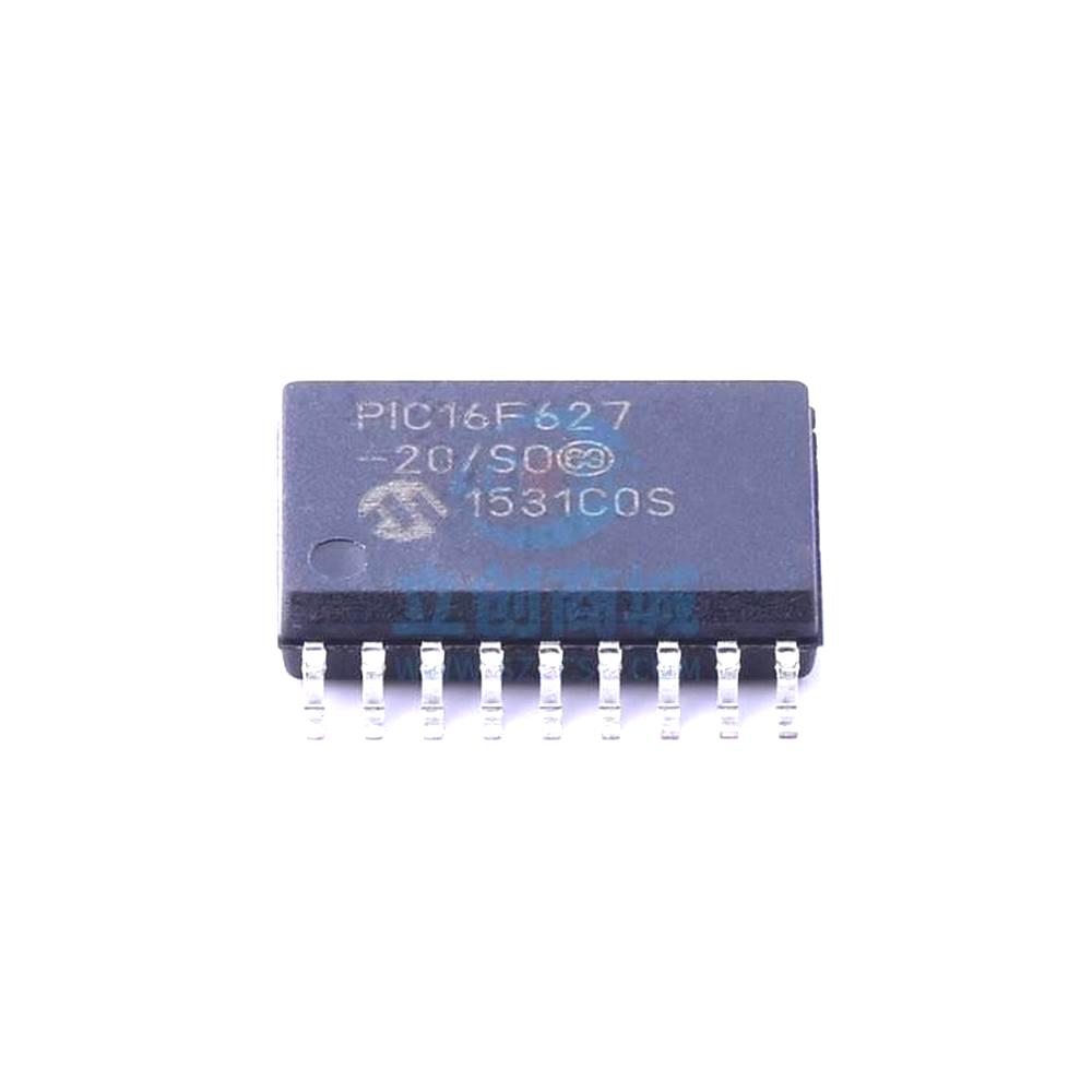 1 Pcs PIC16F627-20/SO SOIC-18_300mil - PIC16F627-20/SO