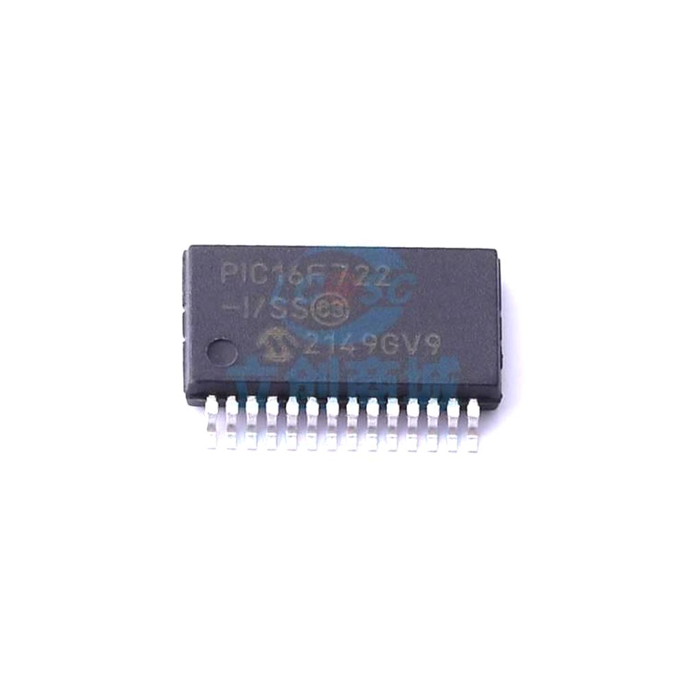 1 Pcs Microcontroller (MCU/MPU/SOC) PIC16F722-I/SS SSOP-28 PIC16F722-I/SS