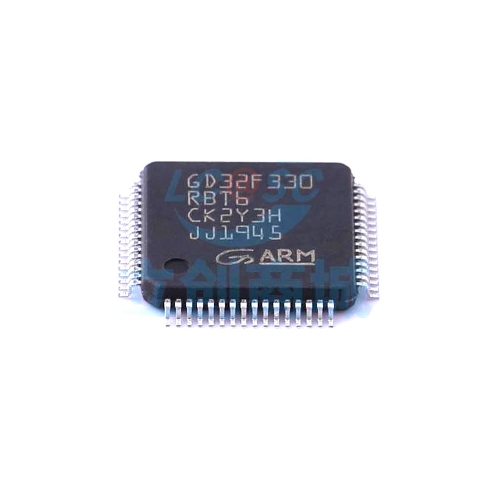 1 Pcs Microcontroller (MCU/MPU/SOC) GD32F330RBT6 LQFP-64 GD32F330RBT6
