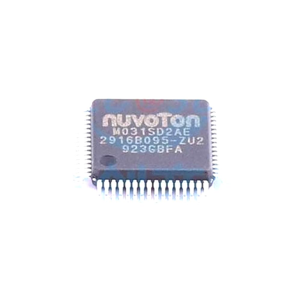 1 Pcs Microcontroller (MCU/MPU/SOC) M031SD2AE LQFP-64 M031SD2AE