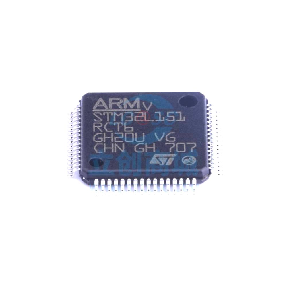 1 Pcs STM32L151RCT6 LQFP-64_10x10x05P 32-Bit 32MHz 256KB STM32L151RCT6