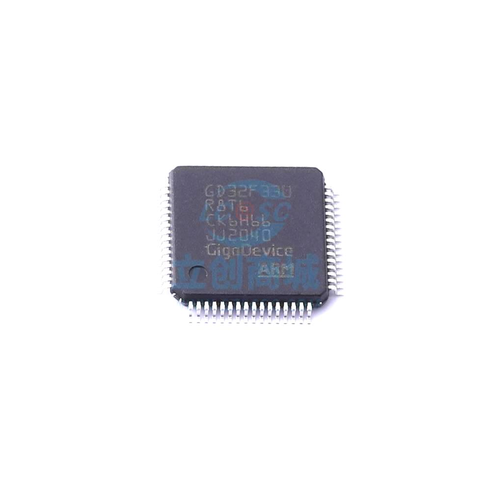 1 Pcs Microcontroller (MCU/MPU/SOC) GD32F330R8T6 LQFP-64 GD32F330R8T6
