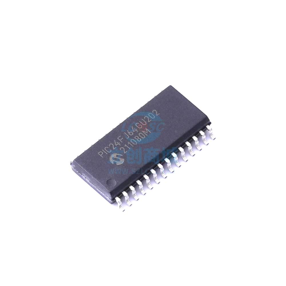 1 Pcs Microcontroller (MCU/MPU/SOC) PIC24FJ64GU202-I/SO SOIC-28 PIC24FJ64GU202-I/SO