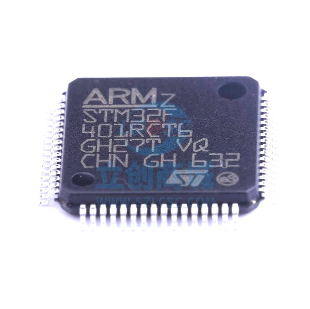 1 Pcs STM32F401RCT6 LQFP-64_10x10x05P 32-Bit 84MHz 256KB STM32F401RCT6