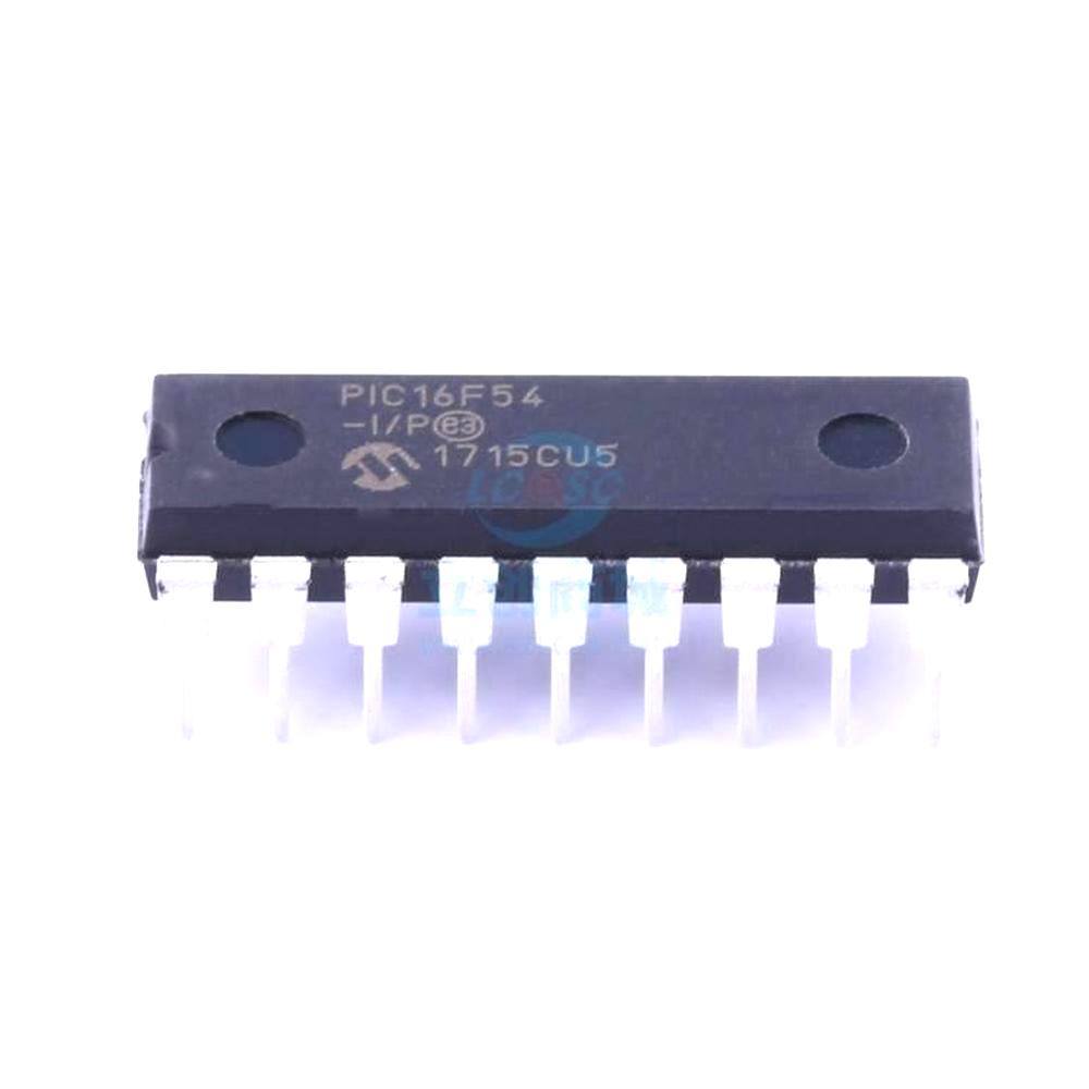 1 Pcs PIC16F54-I/P DIP-18 8-Bit 20MHz 768Bytes (512 x 12) PIC16F54-I/P