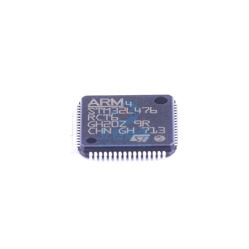 1 Pcs STM32L476RCT6 LQFP-64_10x10x05P 32-Bit 80MHz 256KB STM32L476RCT6